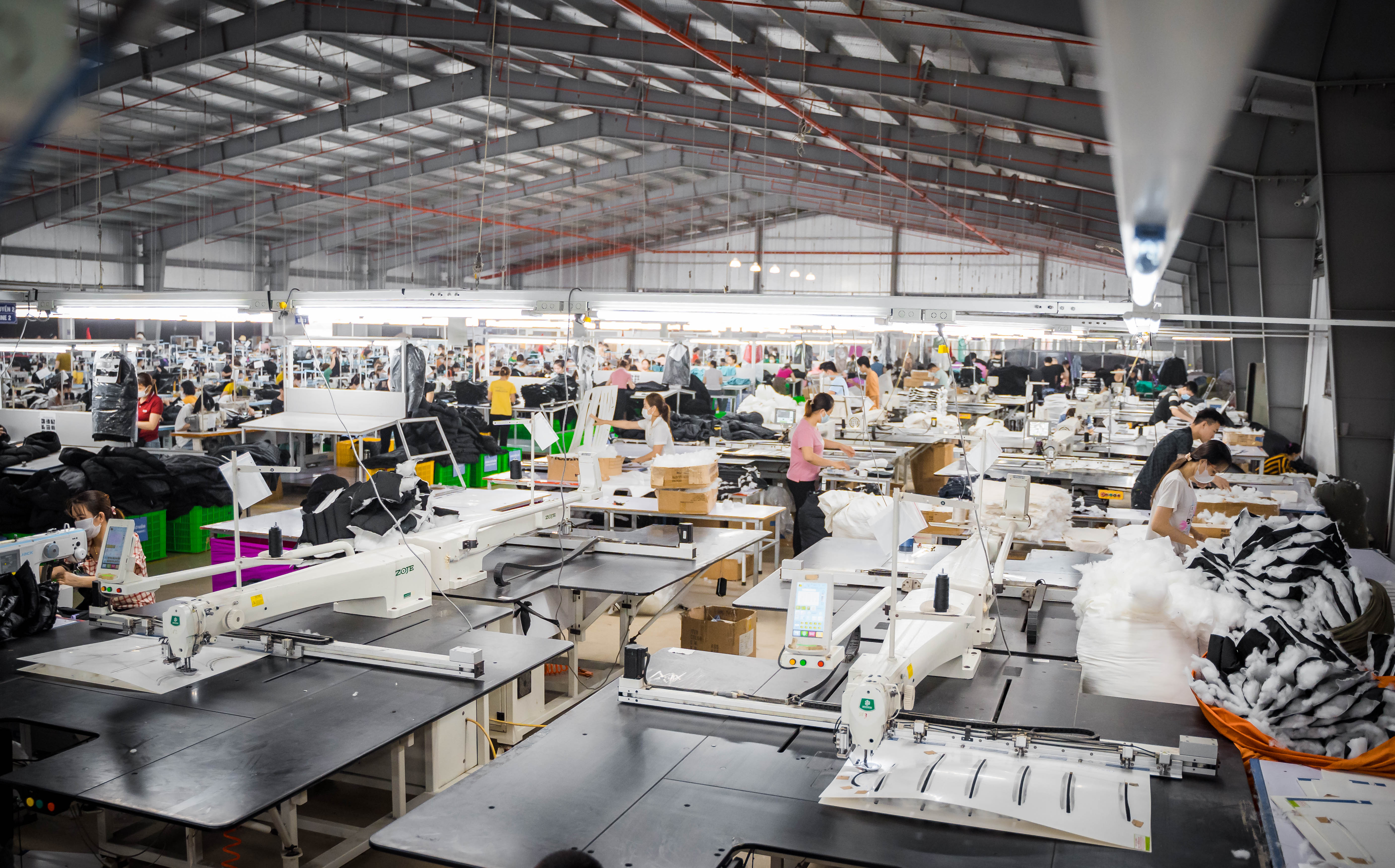 BHAD factory overview with 10 production lines