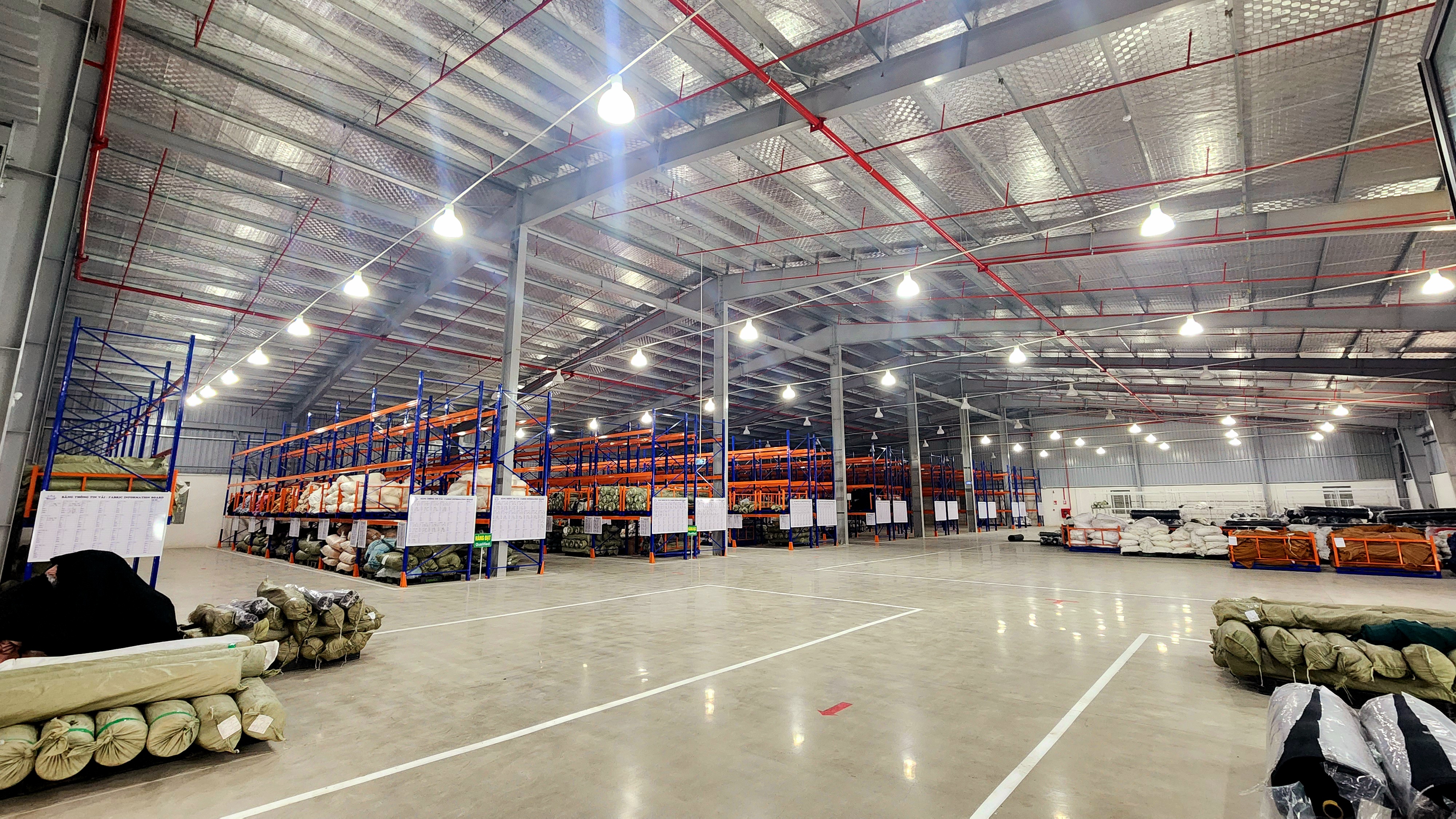 BHAD Warehouse with Fabric Information Boards