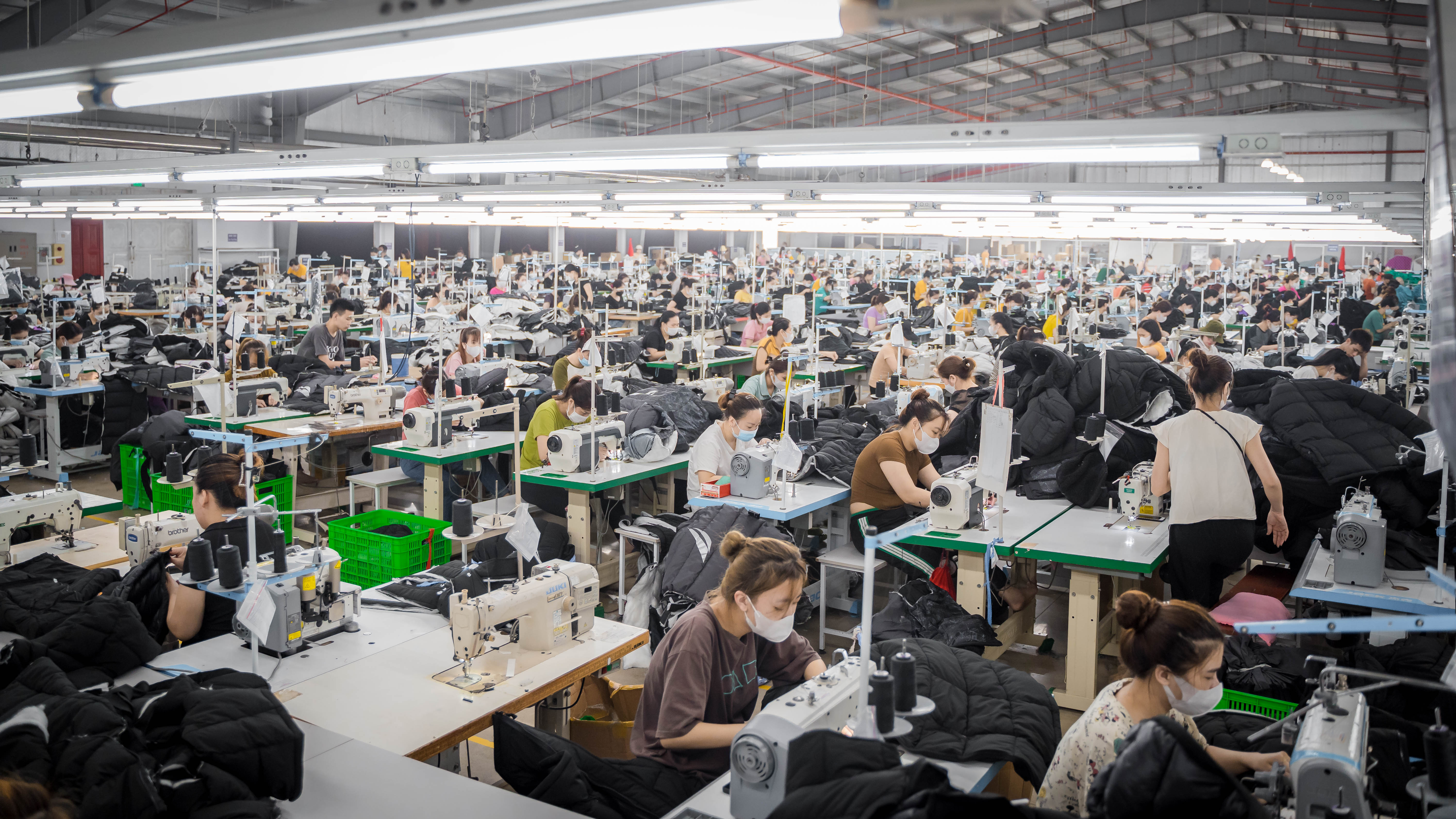 BHAD Garment Puffer Jacket Production